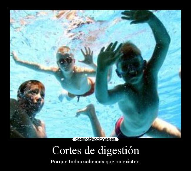 Cortes de digestión - Porque todos sabemos que no existen.
