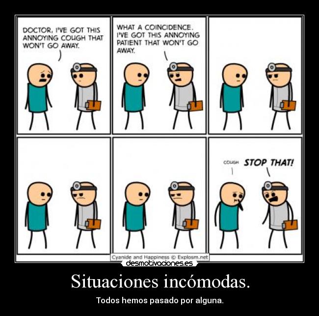 Situaciones incómodas. - 