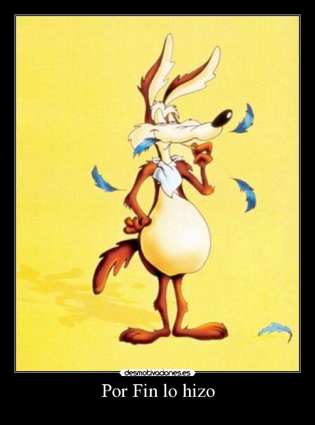 Por Fin lo hizo -