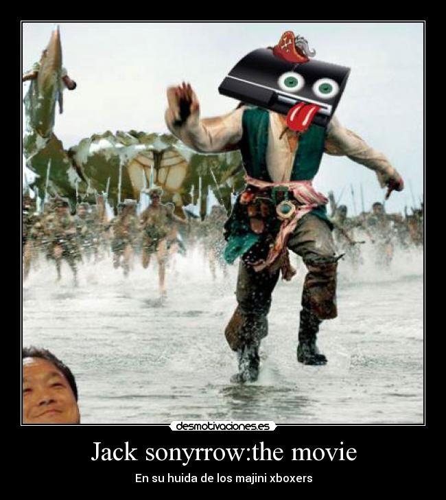 Jack sonyrrow:the movie - En su huida de los majini xboxers