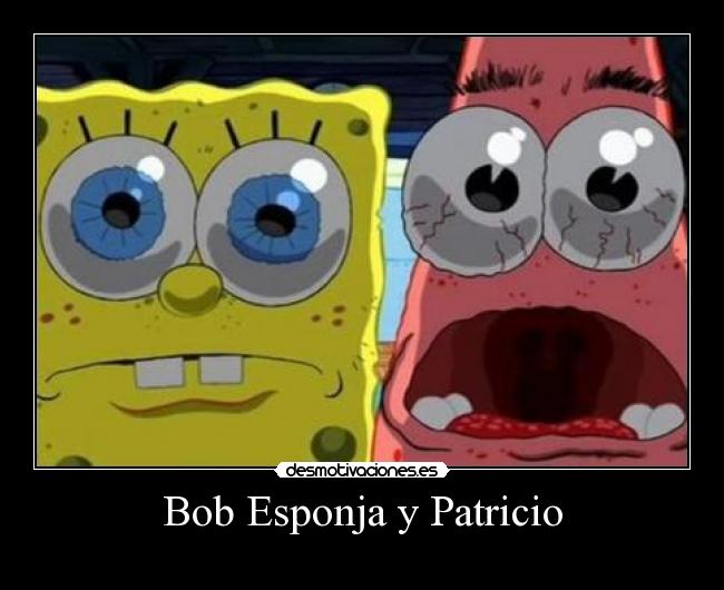 carteles bob esponja desmotivaciones