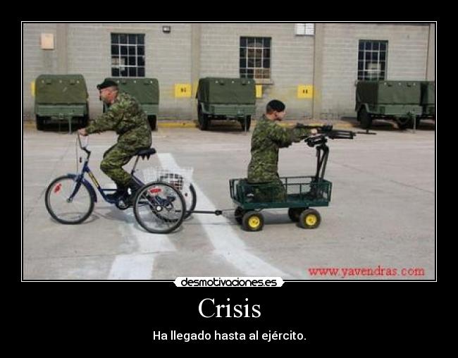 carteles crisis ejercito desmotivaciones