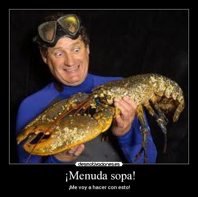 ¡Menuda sopa! -