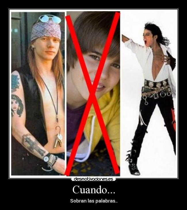 Cuando... - Sobran las palabras..