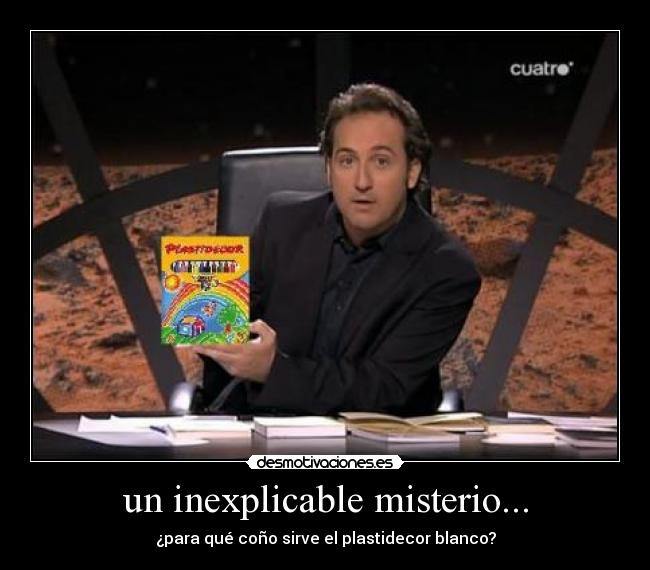 un inexplicable misterio... -