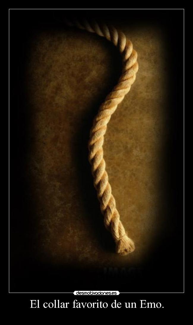 El collar favorito de un Emo. - 