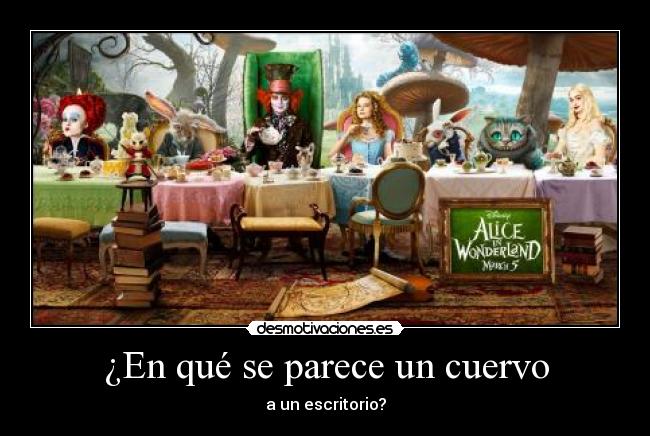 carteles alicia pais las maravillas desmotivaciones