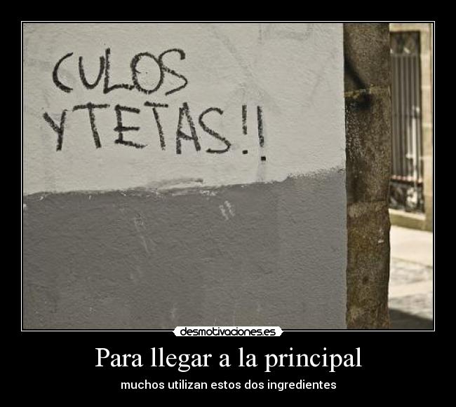 carteles tetas culos desmotivaciones