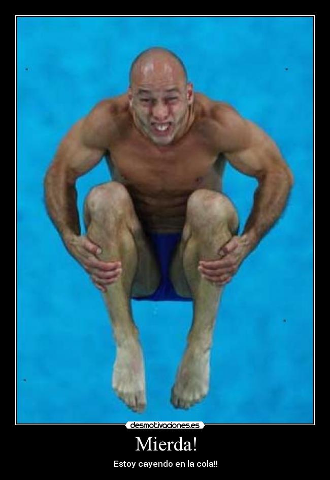 Mierda! - Estoy cayendo en la cola!!