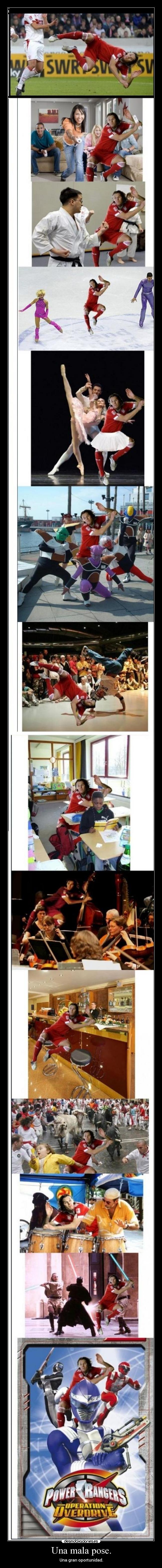 Una mala pose. - Una gran oportunidad.