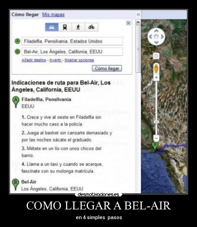 COMO LLEGAR A BEL-AIR - en 4 simples pasos