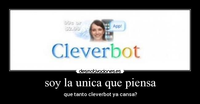 soy la unica que piensa - 