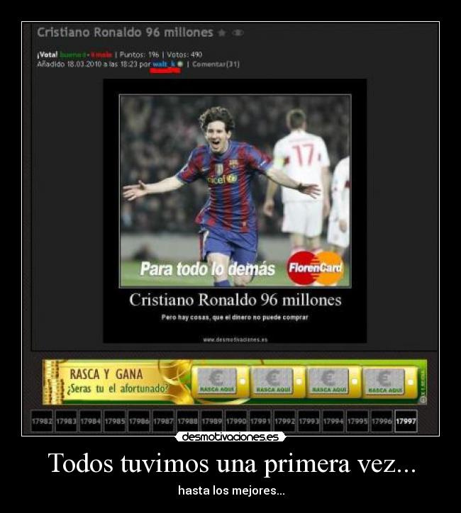 carteles walt_k fallo sus tres primeros carteles todabia tenemos esperanza poder llegar mas  desmotivaciones