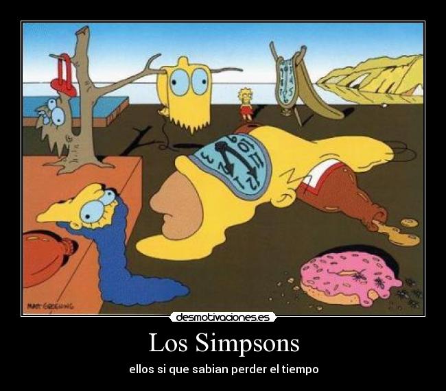 Los Simpsons - ellos si que sabian perder el tiempo
