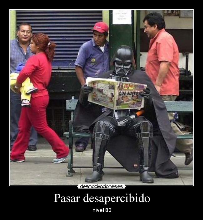 Pasar desapercibido - nivel 80