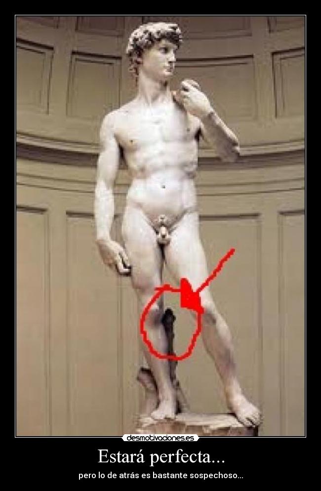 Estará perfecta... - pero lo de atrás es bastante sospechoso...