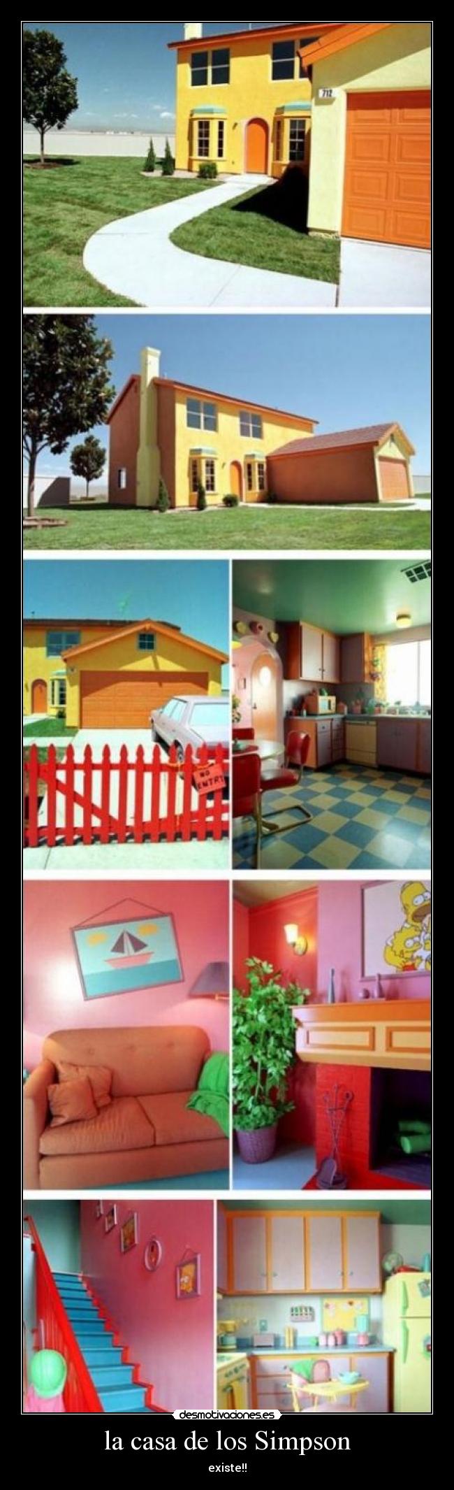la casa de los Simpson - existe!!