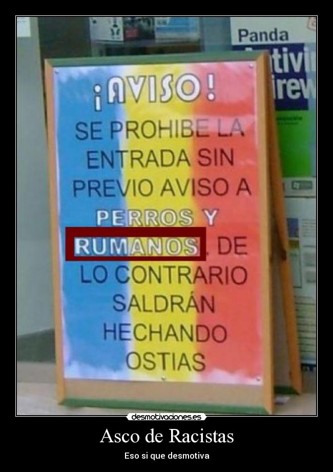 Asco de Racistas -