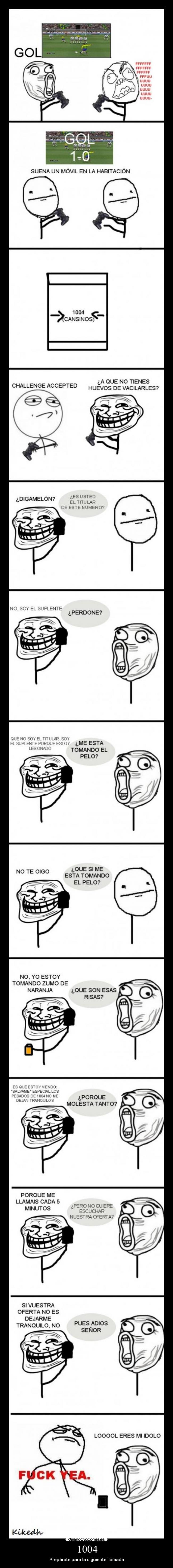 1004 - Prepárate para la siguiente llamada