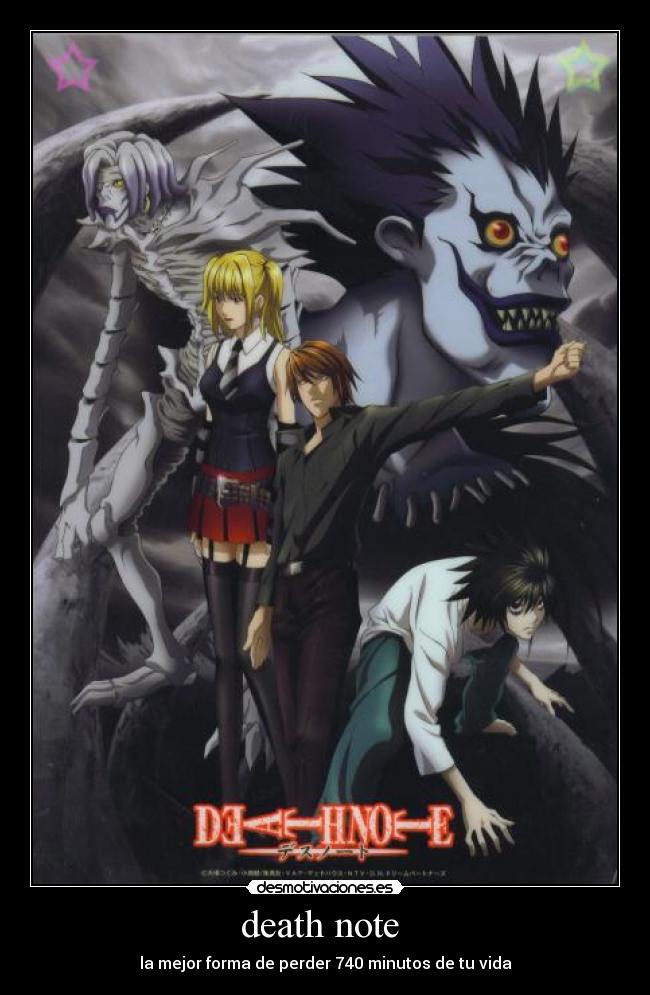 death note - la mejor forma de perder 740 minutos de tu vida