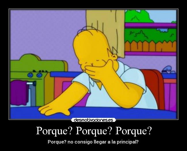 Porque? Porque? Porque? - 