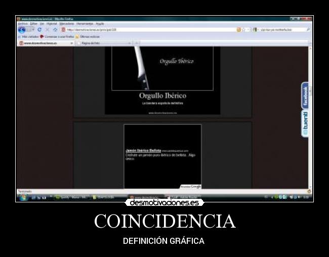 COINCIDENCIA - DEFINICIÓN GRÁFICA