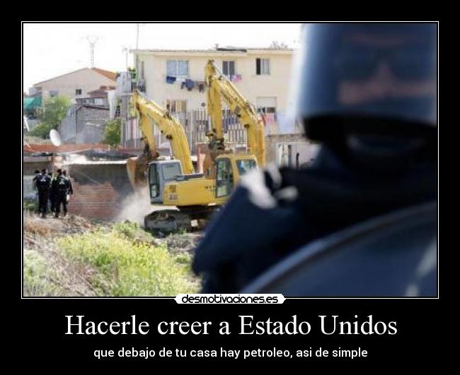 Hacerle creer a Estado Unidos - 