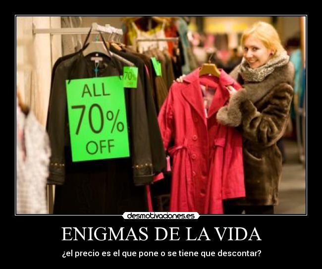 ENIGMAS DE LA VIDA -