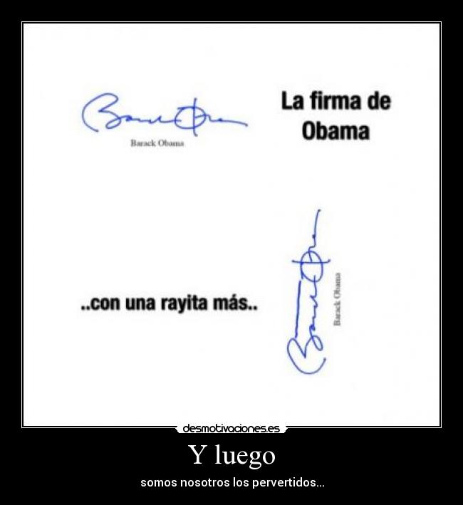 Y luego - somos nosotros los pervertidos...