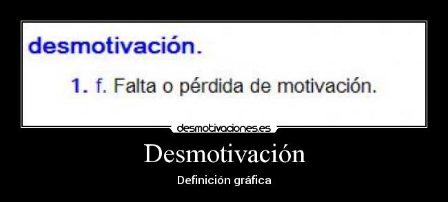 Desmotivación - 