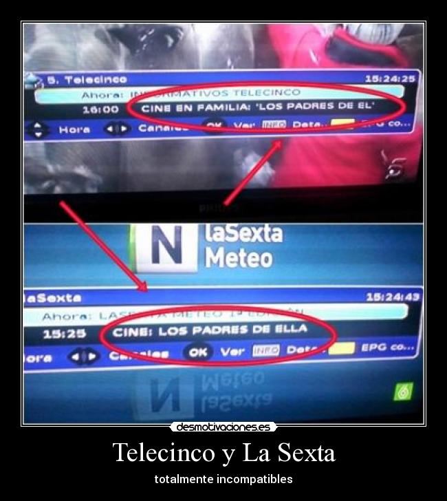 Telecinco y La Sexta -