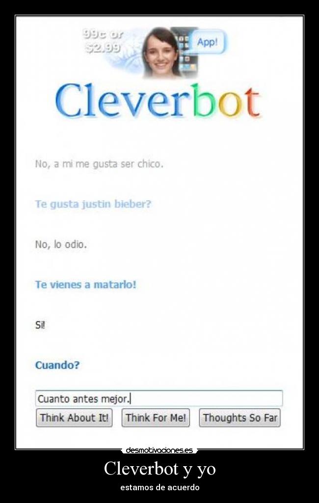 Cleverbot y yo - 