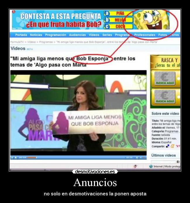 Anuncios - no solo en desmotivaciones la ponen aposta