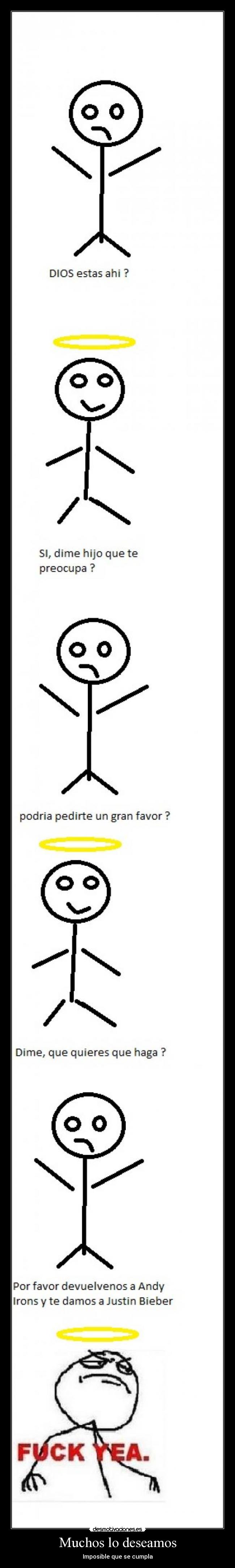 Muchos lo deseamos - Imposible que se cumpla