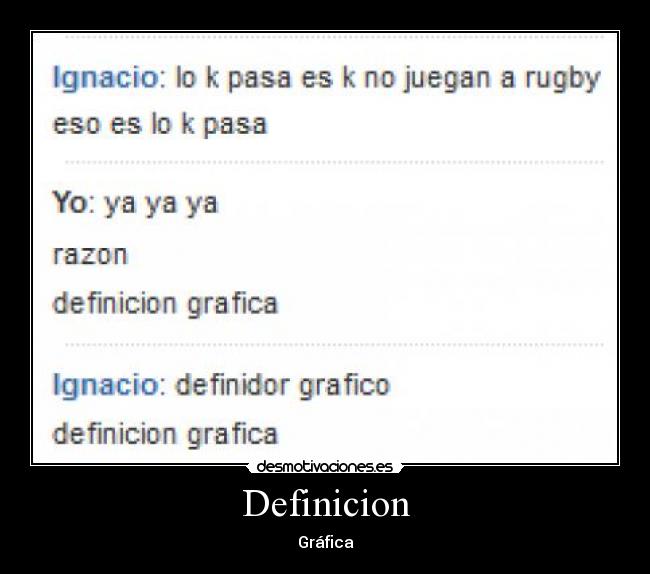 Definicion - Gráfica