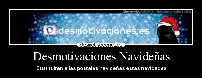 Desmotivaciones Navideñas - Sustituiran a las postales navideñas estas navidades
