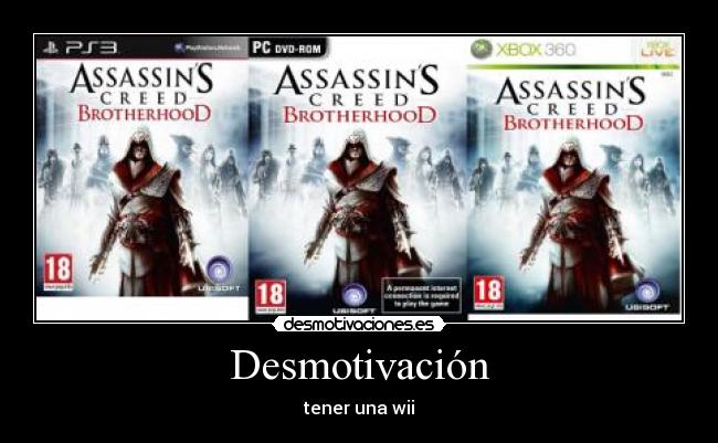 Desmotivación - tener una wii