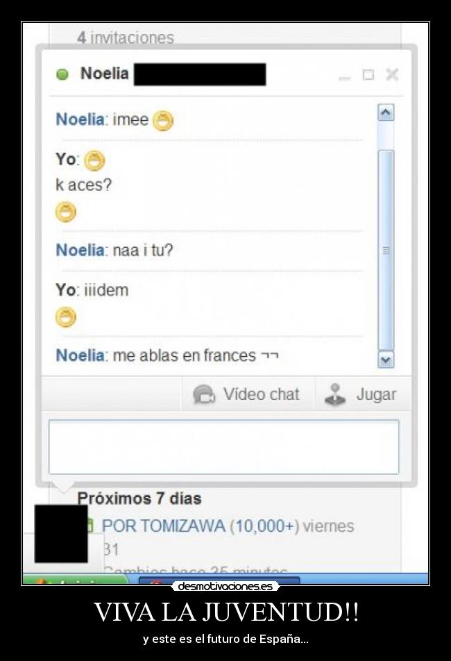 VIVA LA JUVENTUD!! - y este es el futuro de España...