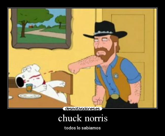 chuck norris - todos lo sabiamos