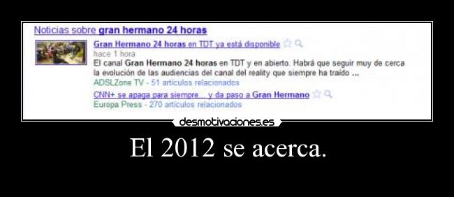 El 2012 se acerca. - 