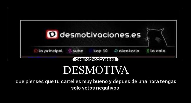 DESMOTIVA -