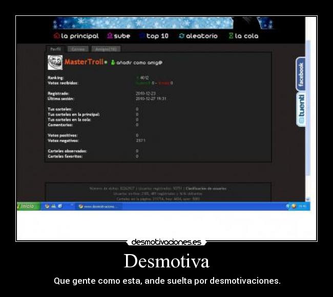 Desmotiva - Que gente como esta, ande suelta por desmotivaciones.