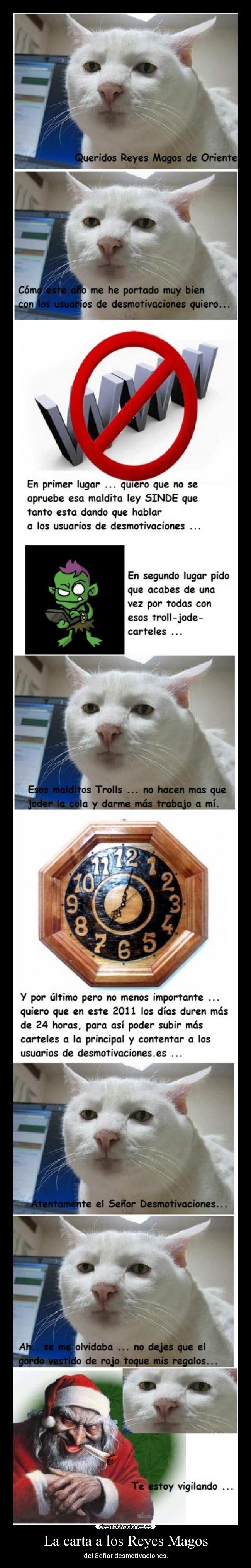 La carta a los Reyes Magos - del Señor desmotivaciones.