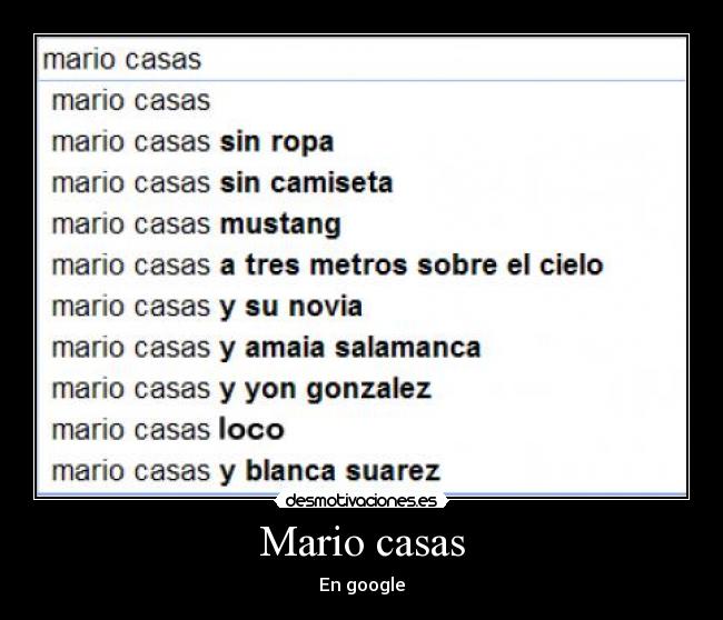 Mario casas -