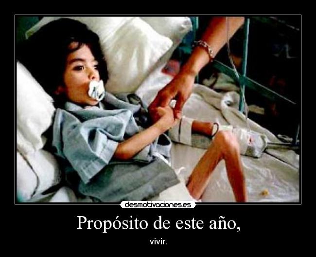 Propósito de este año, -