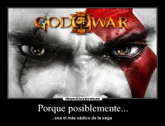 Porque posiblemente... -