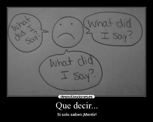 Que decir... -