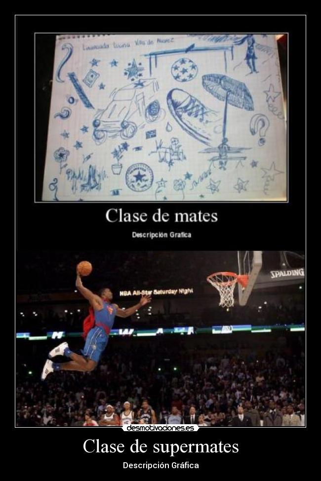 Clase de supermates - Descripción Gráfica