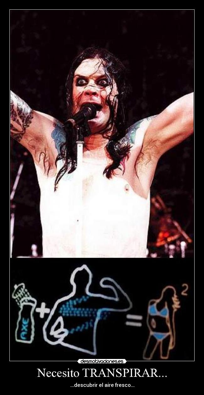 Necesito TRANSPIRAR... - ...descubrir el aire fresco...