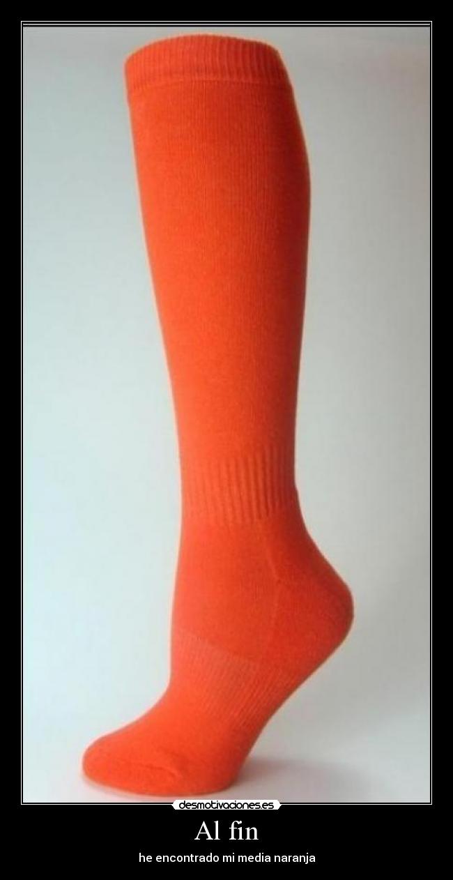 Al fin - he encontrado mi media naranja